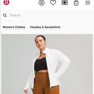 Lululemon define jacket white